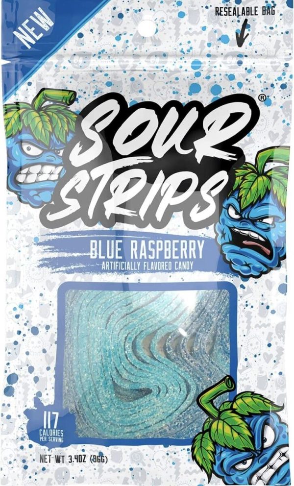 Sour Strips Blue Raspberry