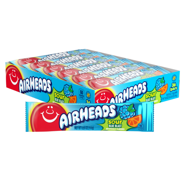 Airheads Sour Blue Blast Taffy