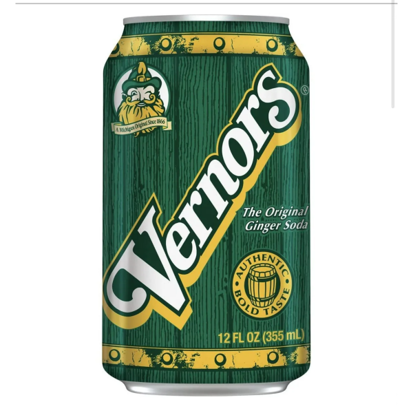 Vernors Original Aluminum Soda Can