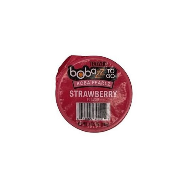 Bobazz To Go Strawberry Flavor Boba Pearlz