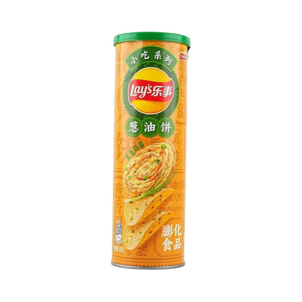 Lays Stax ~ Pancake Scallion Flavor ~ China